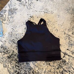 lululemon athletica Black High-Neck Sports Bra